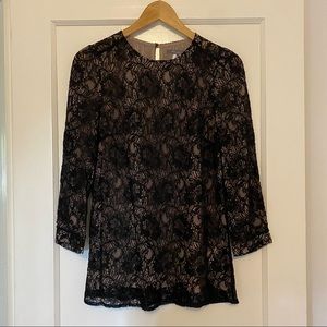 Pippa Black Lace Blouse Size 4